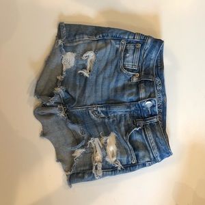 Ripped Jean shorts